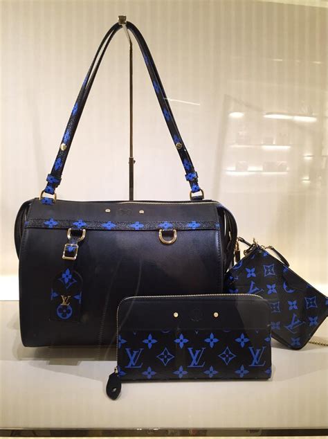 louis vuitton purse colors|louis vuitton blue bag monogram.